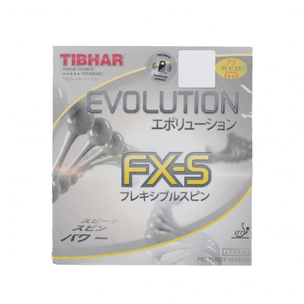 

Tibhar Evolution FX Table Tennis Rubber (Red, 2,1-2,2 mm) -