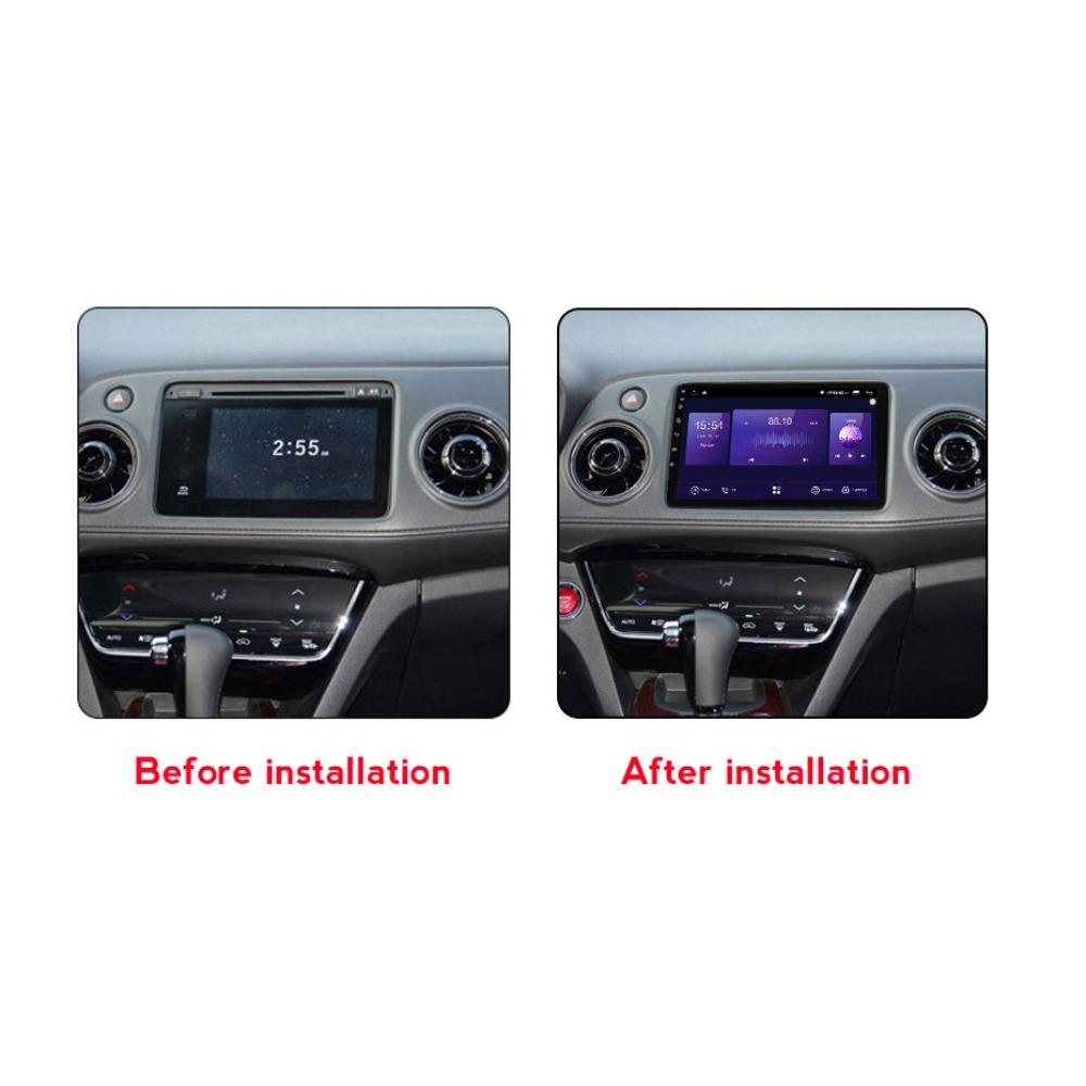 Android Bilradio For Honda Vezel HR - V HRV HR V 2015 - 2017 Multimediaspiller Hovedenhet Stereo GPS Navigasjon BT WIFI 1+16GB