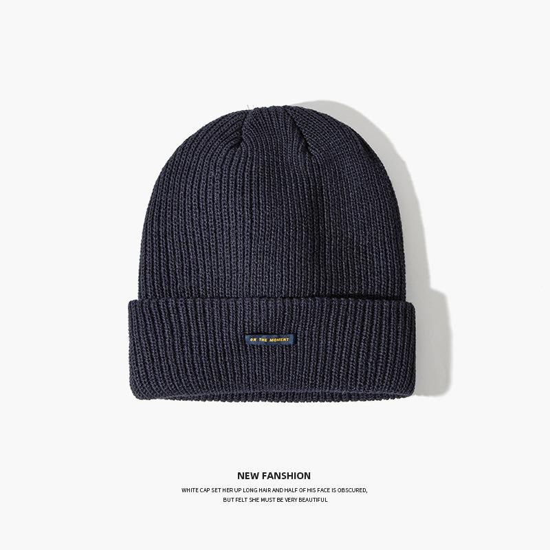 Fashion Versatile Wool Hat Cold-proof and Warm Hat Women's Autumn and Winter Sports Cycling Face Small Men's Knitted Hat