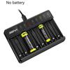 8 Bay AA AAA Battery Charger LCD USB C High-Speed Charging Independent Slot for NiMH NiCD Rechargeable Batteries
