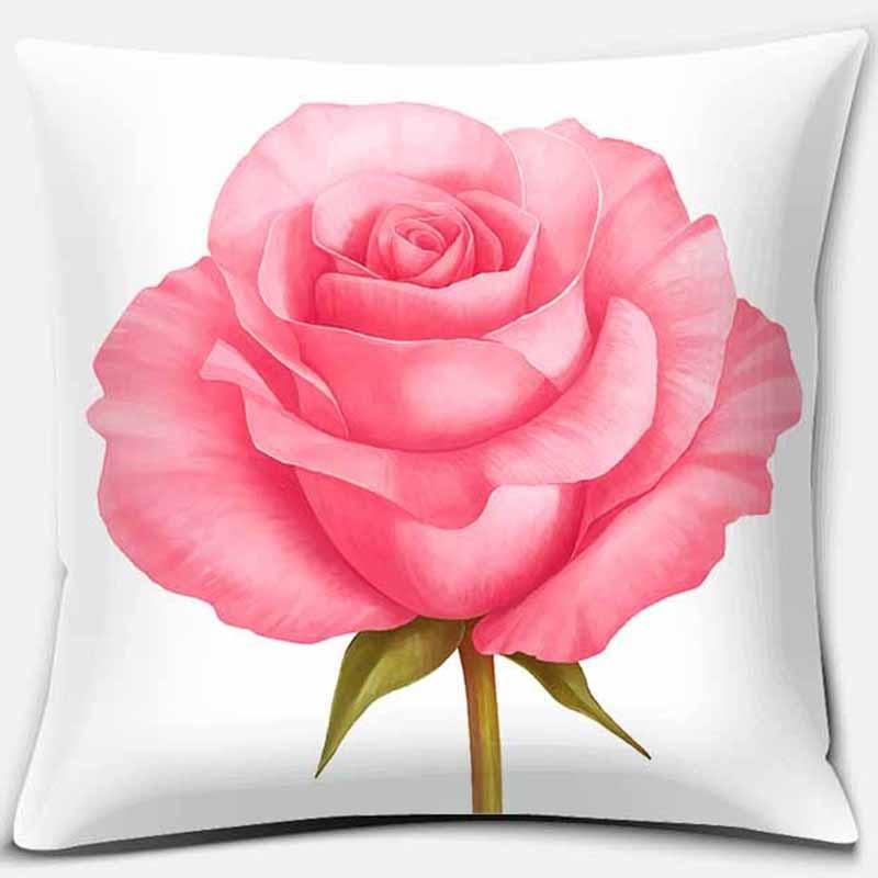 Pink Series Printed Pillowcase Home Decor Car Sofa Cushion Cover
