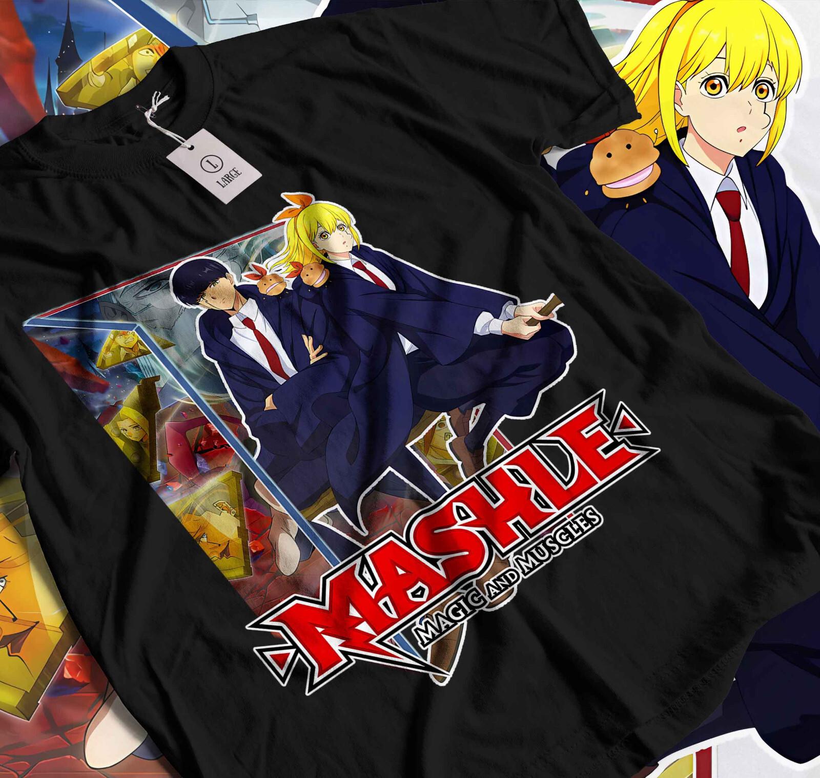 Mashle T-shirt Magic and Muscles Mash Cream Puff Kawai Anime GifT-shirt Gift 158 M