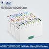 Sta 9400 Color Marker Set - 40/80/120/160/200 Pieces, Red, Yellow, Blue, Green, Medium Gray