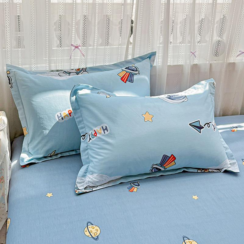 2025 Pure Cotton Cartoon Pillowcase Set - Pair of 48x74cm Pillow Covers