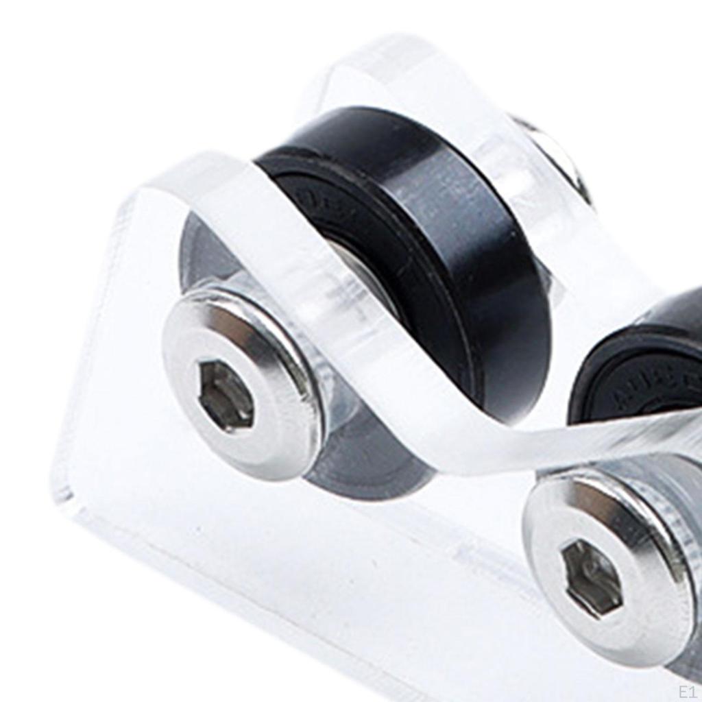 2Pcs Straightness Checker Billiard Cue Roller Supplies Checking