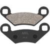AHL Front and Rear Brake Pads Compatible with POLARIS 500 Big Boss 6 x 6 1998 1999 Scrambler Sportsman Xplorer 500 4x4 1996 1997 1998 1999