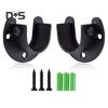 1 Set Closet Rod Bracket with Screws Rustproof Corrosion Resistant Simple Installation Curtain Rod Holder Closet Rod Support Kit