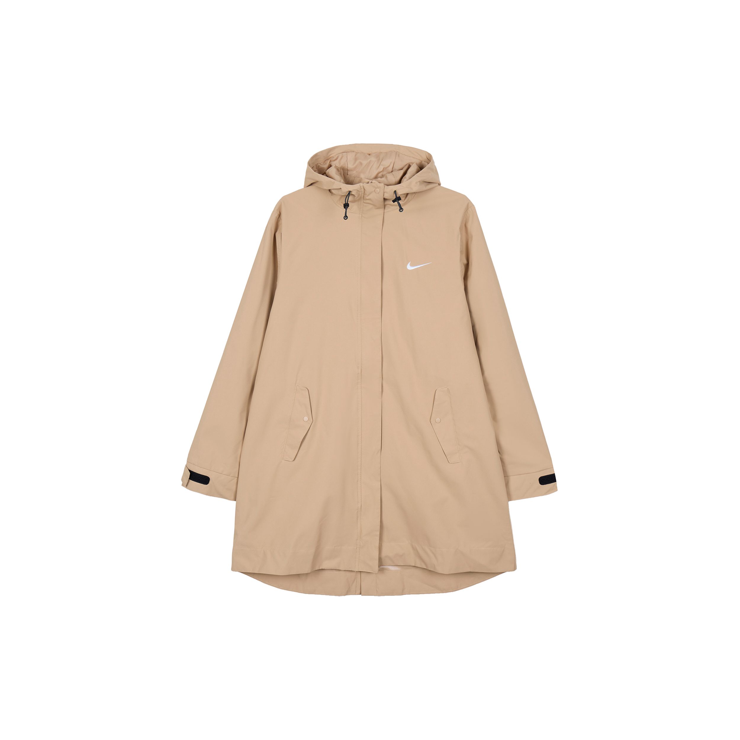 Женская тканая куртка-парка с логотипом Nike, куртки, коричневый, DM6246-200 L