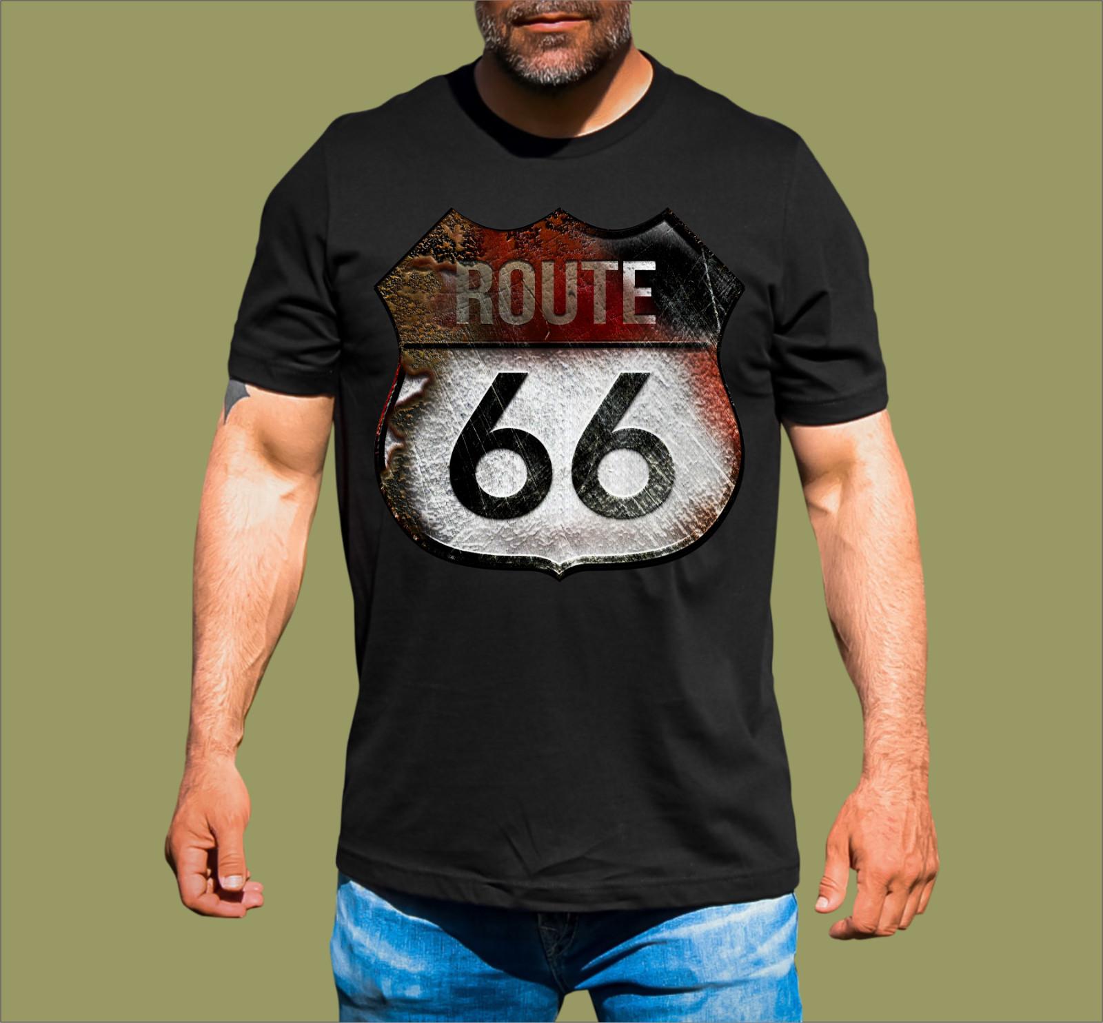 ROUTE 66 T-SHIRT XXXXL