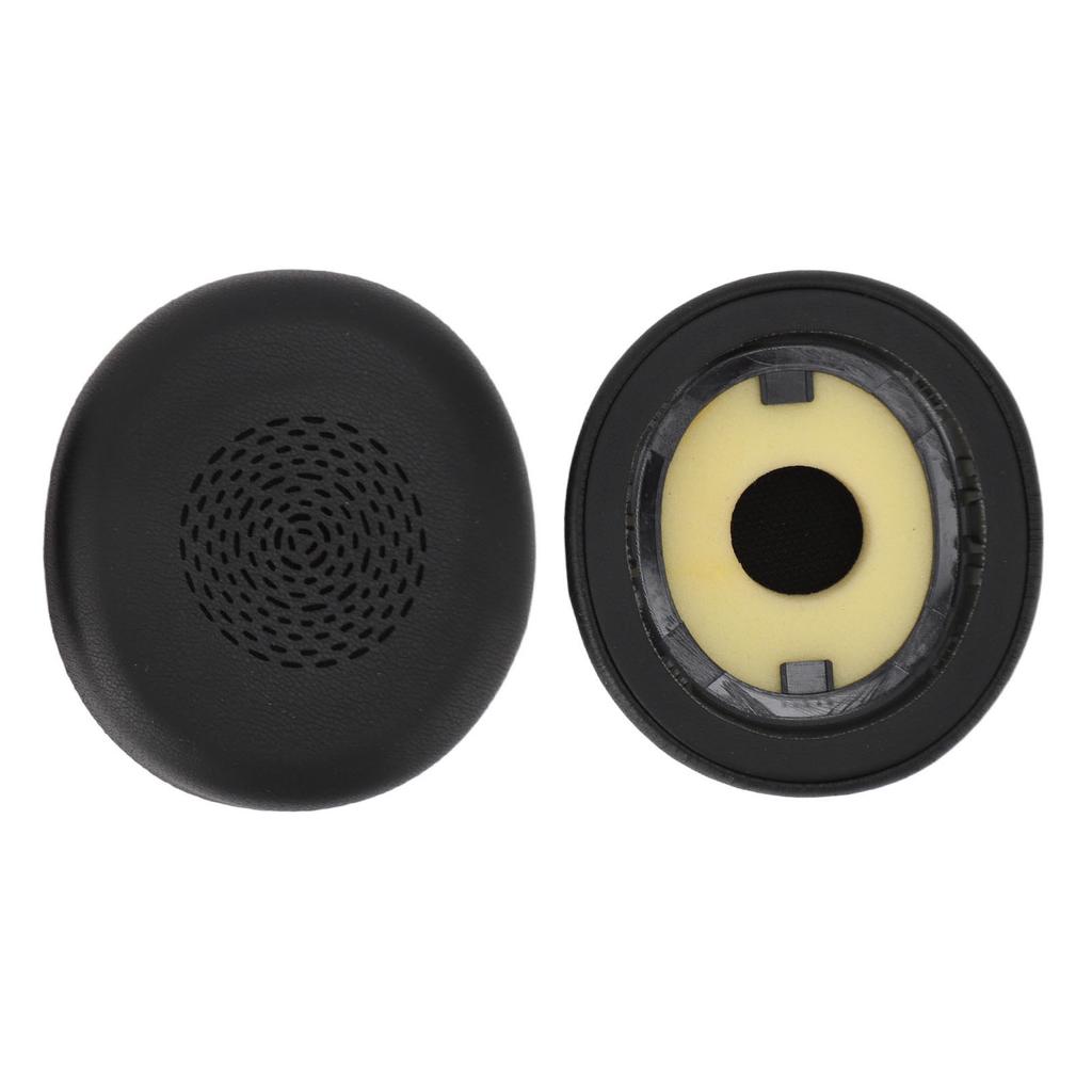 Professional Ear Pads Replacement Protein Leather Replaced Ear Cushions for Jabra Evolve2 75 Wireless Headphones