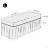 Bench Cover Seersucker Dining Protector Soft Rectangle Stool Covers Seat