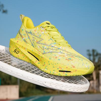 Men's Breathable Running Shoes Women Damping Training Sneakers Light Elastic Trainers Tennis Jogging Sports Shoes