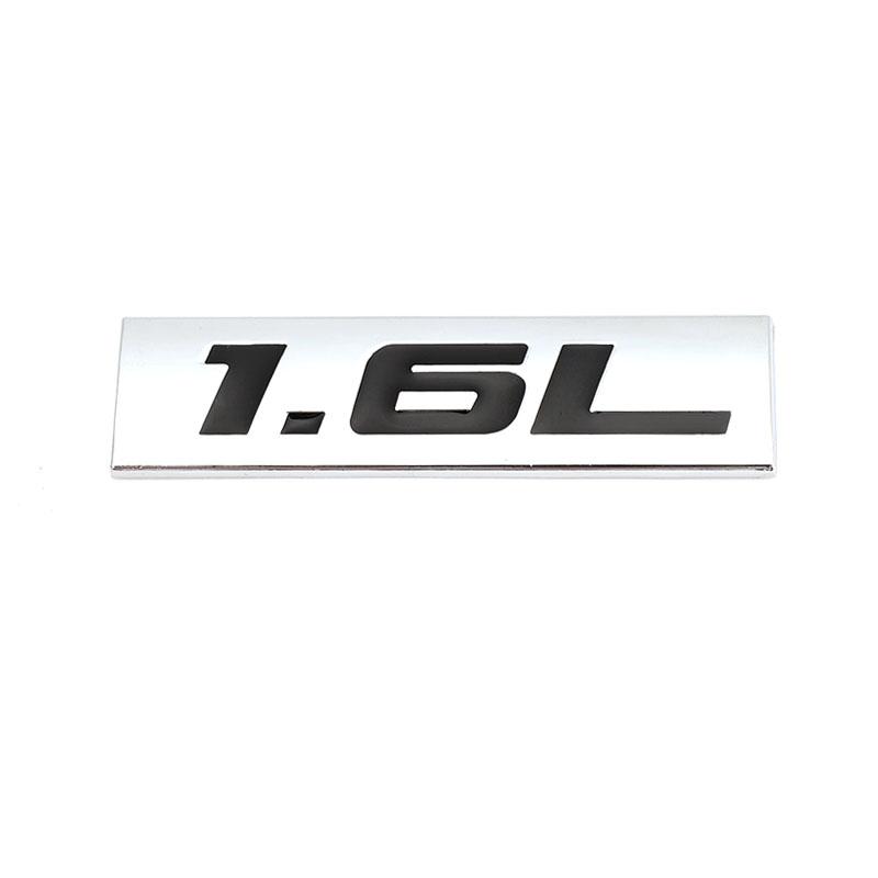 Car Sticker 1.4L 1.5L 1.6L 1.7L 1.8L 1.9L Emblem Badge Decals for f111 SUV Toyota Mini Peugeot Honda Volkswagen VW Focus Hyundai 111F