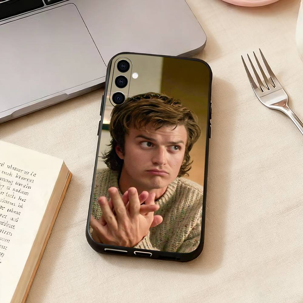 Actor Steve-E H-Harrington   Phone Case For Samsung Galaxy A73,A72,A71,A70,A53,A52,A51,Soft Silicone Black Cover