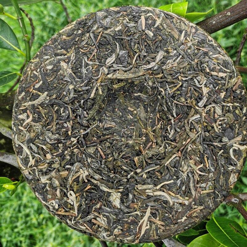 2020 surowa herbata Puer Virgin Forest Yiwu starożytne drzewo ręcznie Sheng herbata Puerh ciasto Qizi 357g