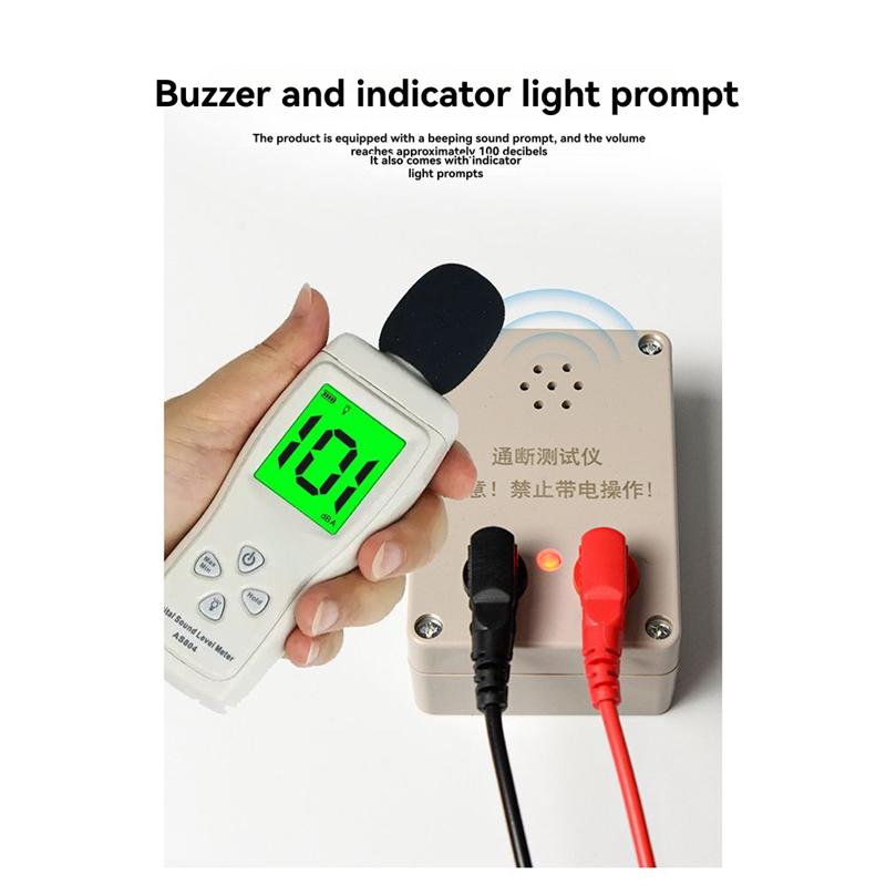 A95I-Continuity Test Buzzer Wire Path Checker 9V On-Off Switch Tester Continuity Tester For Circuit Measure