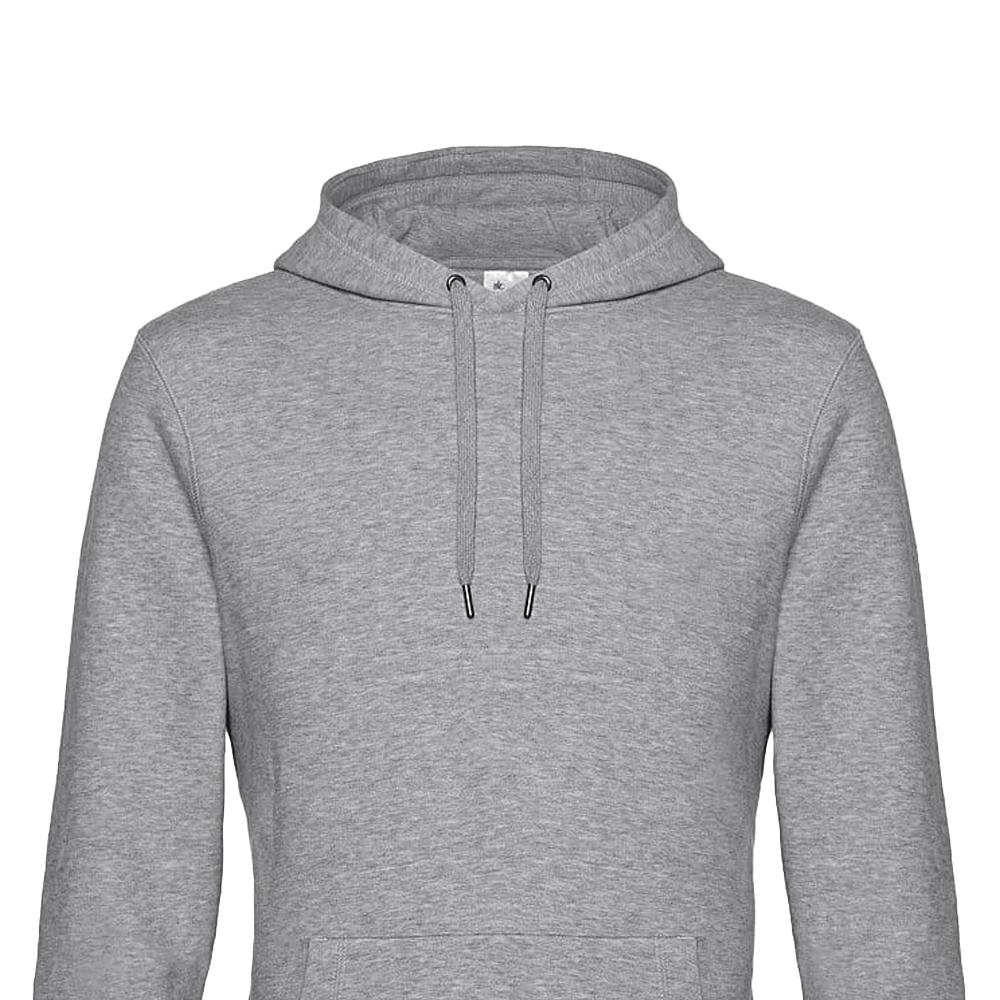 B&C Herren-König-Kapuzenpullover