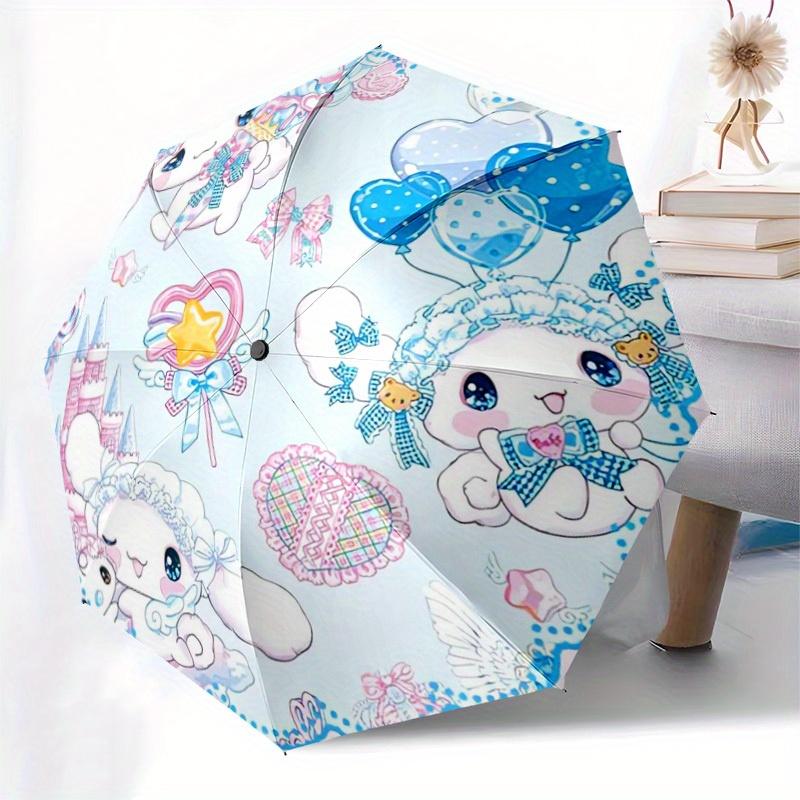 1pc Cute Bunny Fantasy Land Umbrella with Plastic Handle,Suitable for All Seasons Home Travel Outdoor UmbrellaSanlio616