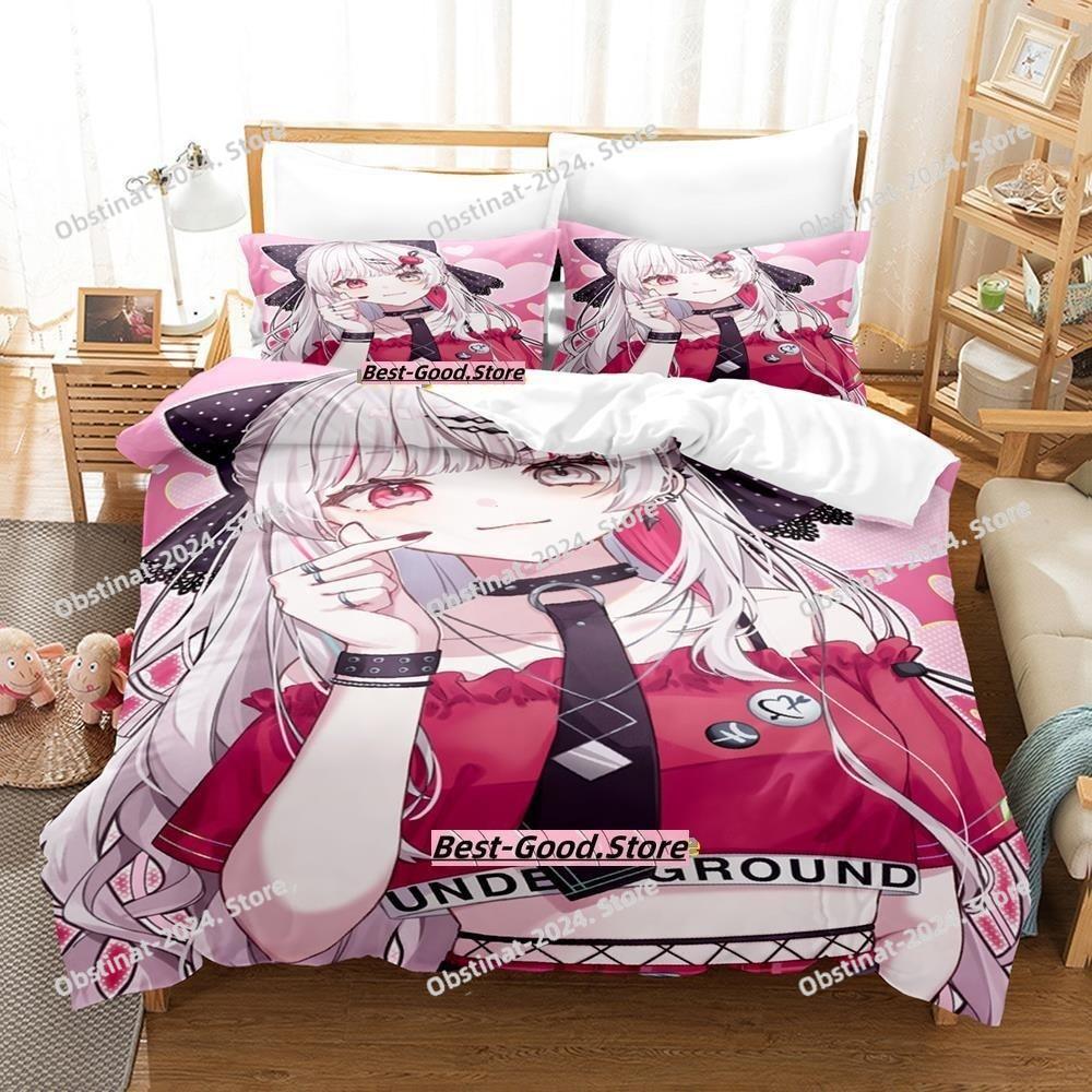 New Kawaii Girl Ishigami Nozomi Bedding Set Single Twin Full Queen King Size Bed Set Adult Kid Bedroom Duvetcover Sets Anime