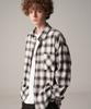 ZENDUST Jidan Overfit Check Shirt Black