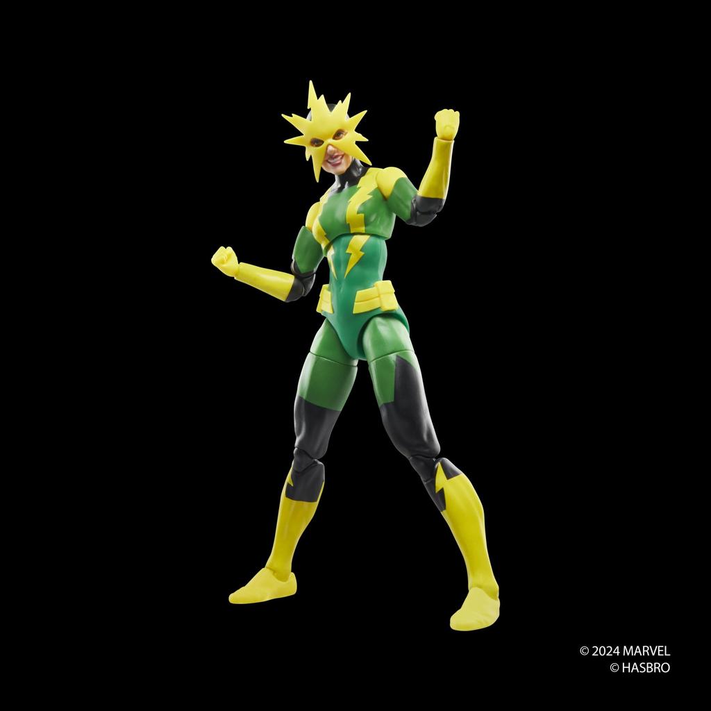 Marvel Legends Series Electro Retro Comics Collectibles Scale Action Figure (Francine Frye) 6-Inch