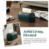 Spring Loaded Tissue Holder Light Luxury Storage Box Convenient Desktop Holder  Tissue Storage