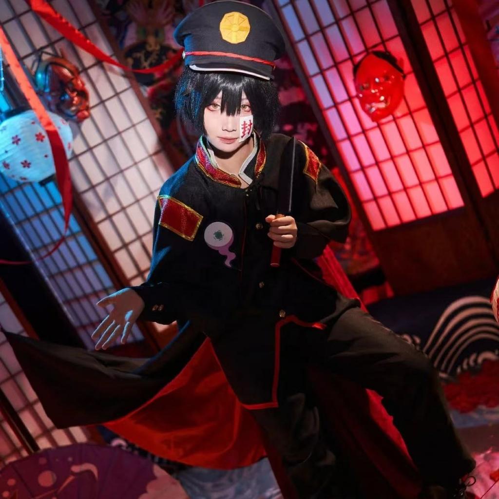Jibaku Shounen Hanako Kun Nene Yashiro Cosplay Costume Wigs, Halloween Party