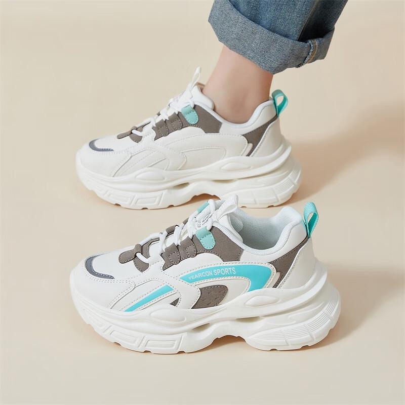 Yierkang Women s Platform Casual Sneakers 40