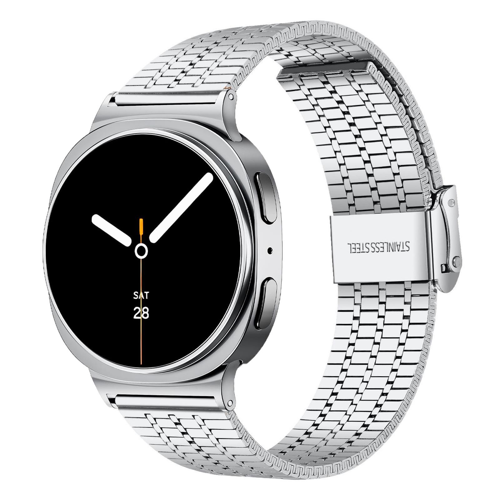 Samsung Watch 8 Milanese Stainless Steel Strap - Classic Arsenal Metal Band Samsung Watch 8/8 Classic