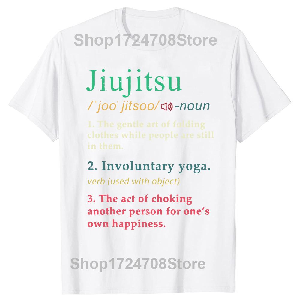 Jiu Jitsu Dad Definition Funny BJJ Brazilian Jiu Jitsu T Shirt Graphic Cotton Streetwear Short Sleeve Birthday Gifts T-shirt Men