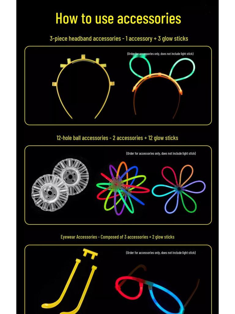 Kinder Knicklicht Armband - Buntes Leuchtendes Partylicht