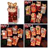 6pcs Traditional 2026 Horse Year Red Envelope Cartoon Red Packet Lucky Money Pouch  Spring Festival