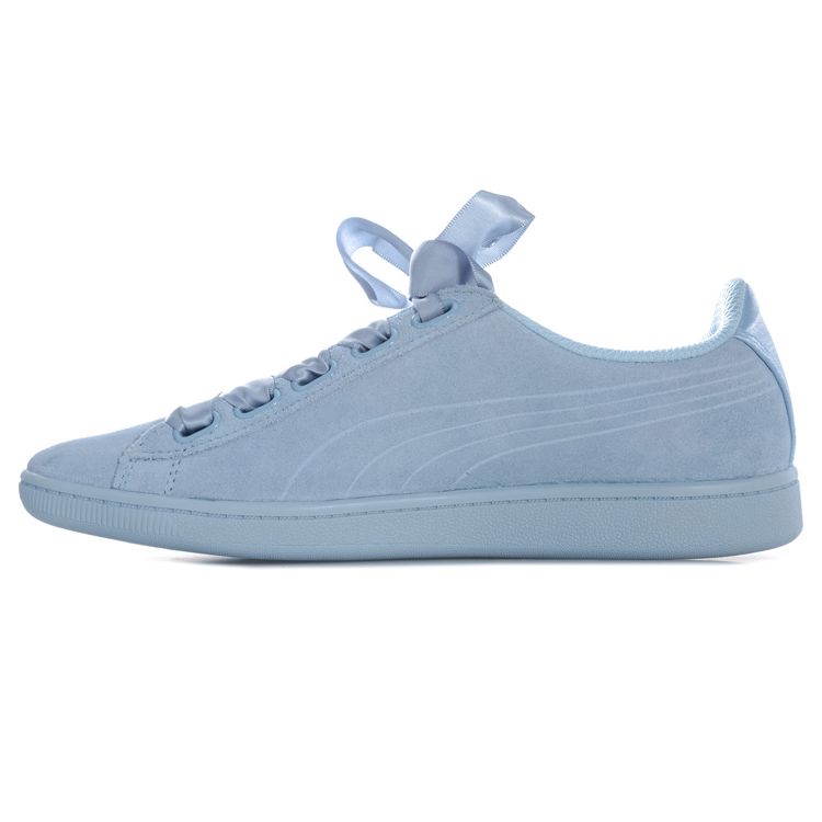 Puma Vikky Ribbon Satin Retro Casual Sneakers Women Sneakers Blue 366416-04