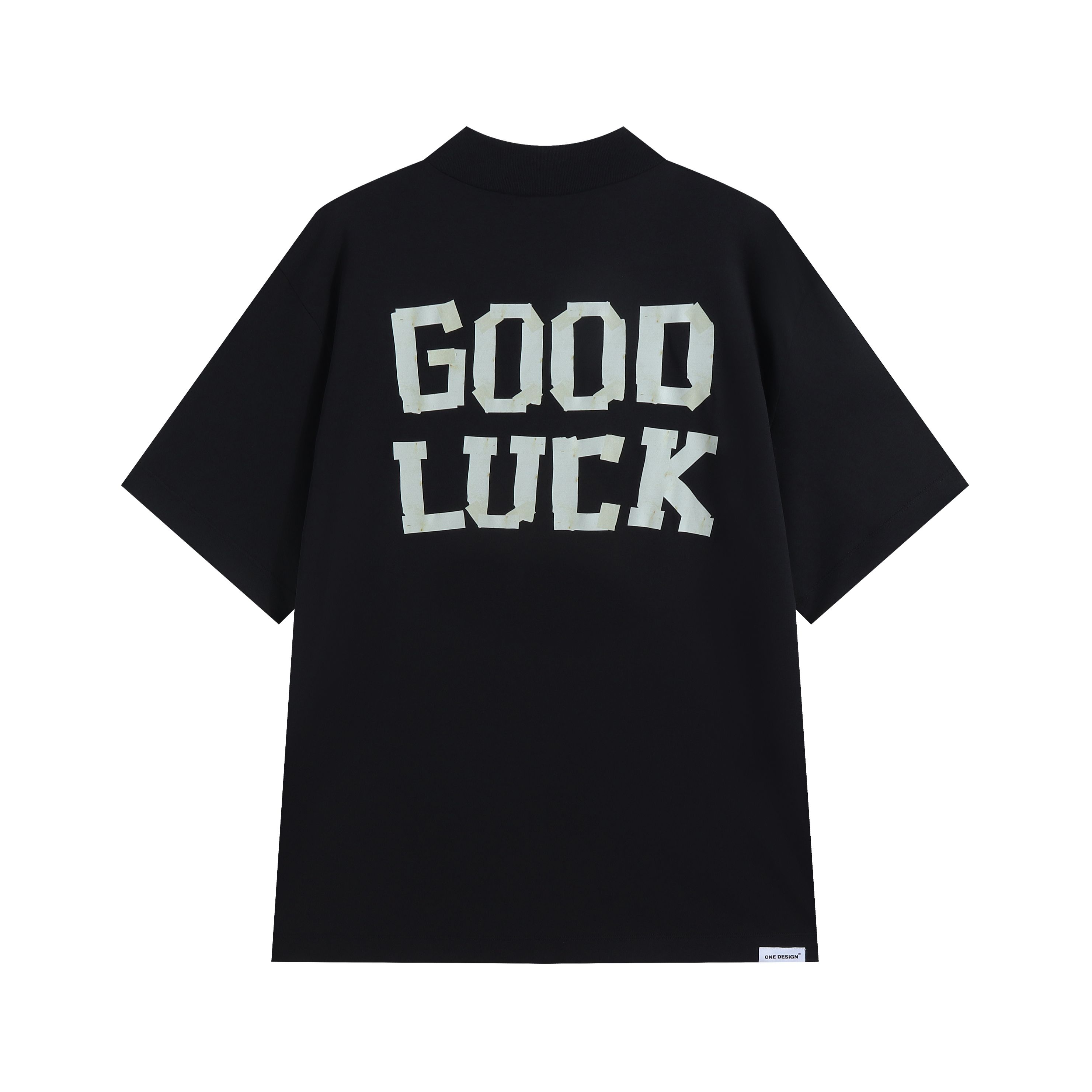 

Adidas Neo Good Luck Print Round Neck Pullover Short Sleeve T-Shirt Unisex T-Shirt Black JN4856(GROUP346-GOODLUCK) S