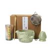 Ceramic Japanese Matcha Powder Whisk Smooth Green Tea Whisk  Tea Set Accessories