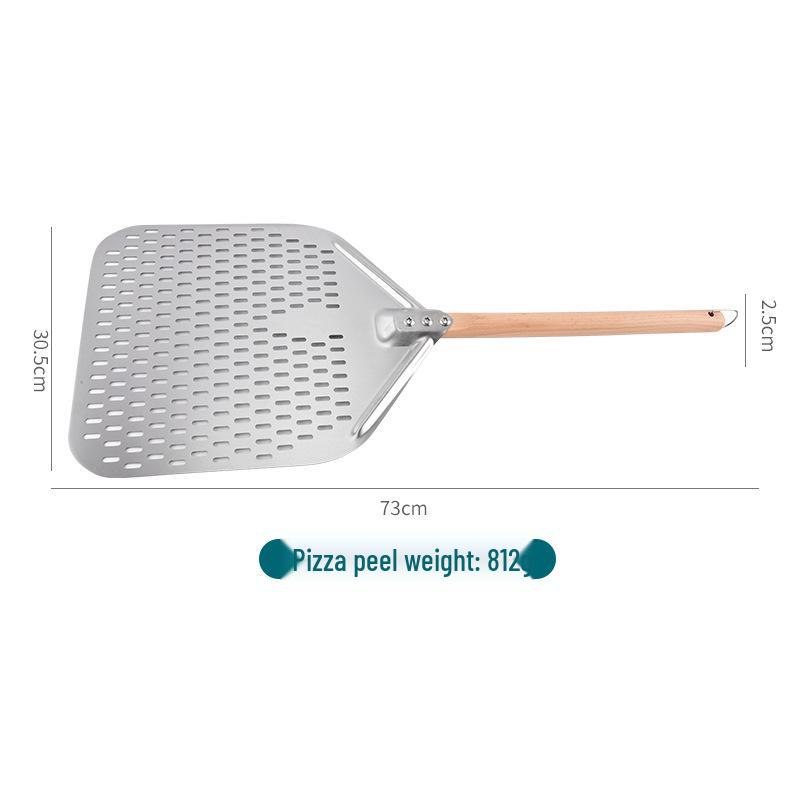 Detachable Stainless Steel Pizza Peel for Baking and Cake Flipping