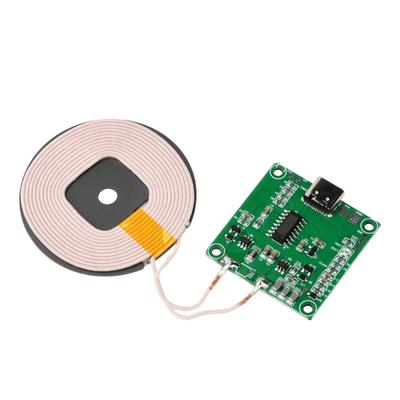 10MM Transmitter High Speed 15W Rapid Wireless Charging For Multiple Devices Build In Overcurrent Protective PCB Materia