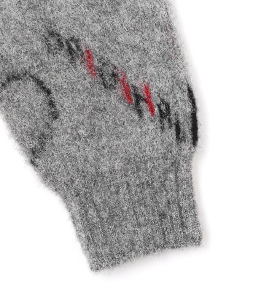 Schott SHAGGY KNIT ORIGINAL HEART Men's Size L 410 Charcoal 782-4240001