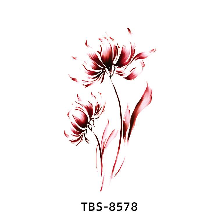 Realistiska Djurtotem Tatuering Klistermärken: Drake, Fenix, Tiger, Varg