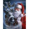 DIY Santa Claus 5D Diamond Painting Full Round Drill Cartoon Diamond Embroidery Christmas Gift Cross Stitch Wall Art Home Decor