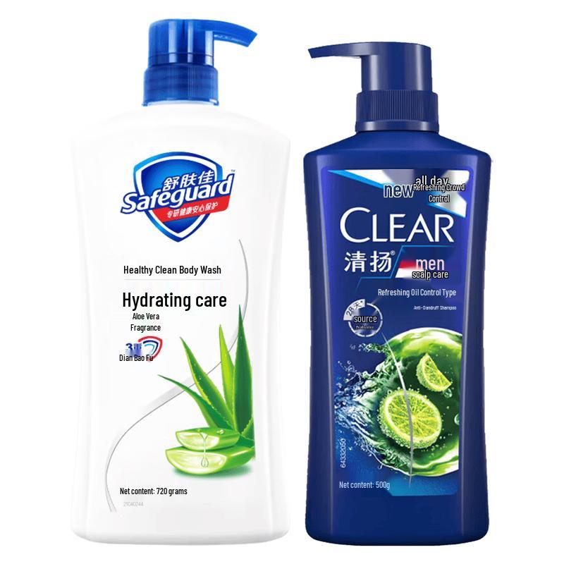 

CLEAR Men s Anti-Dandruff Shampoo & Safeguard Shower Gel Set