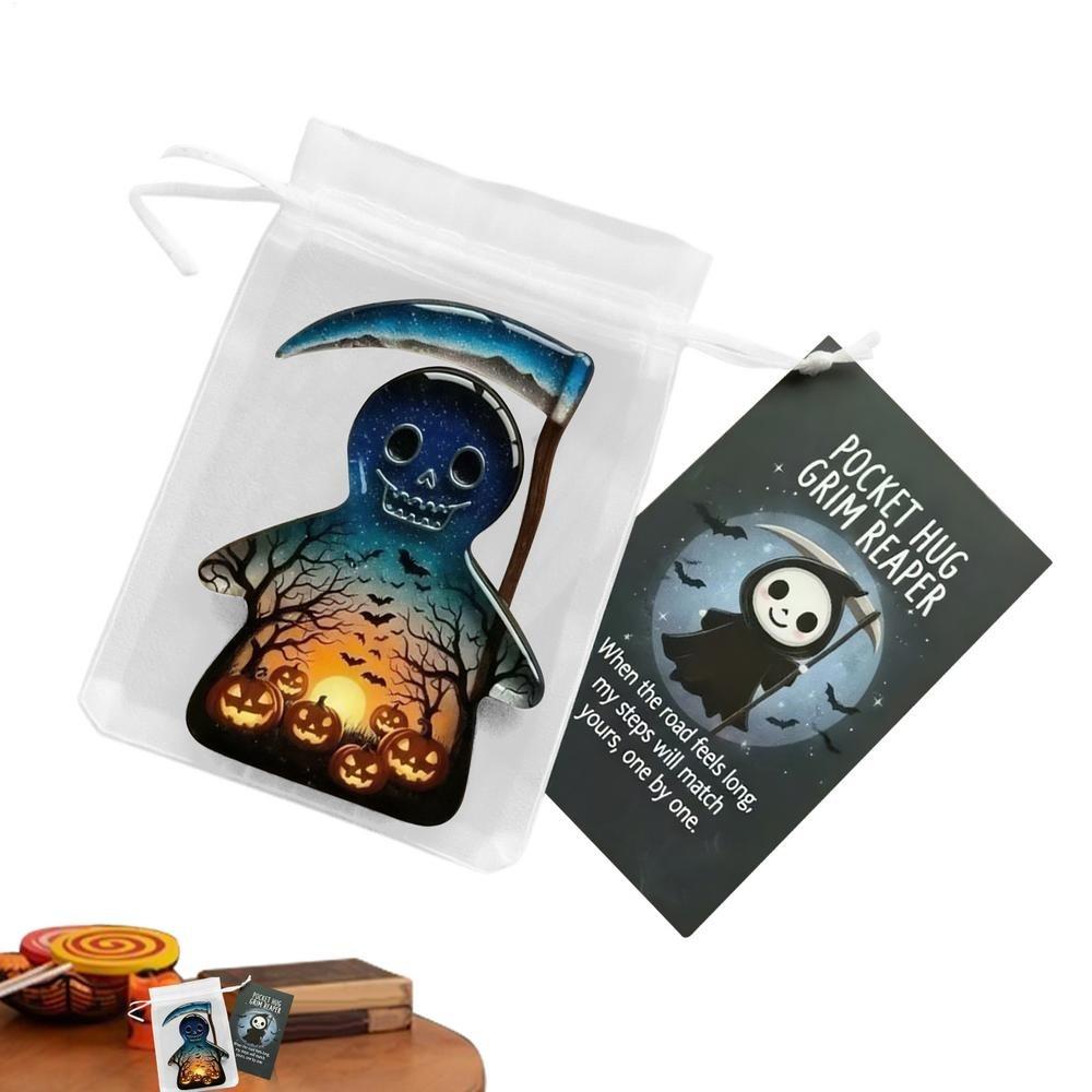 Emotional Support Ghost Pocket Hug Motivational Figures Encouragement Cards  Travel Companion