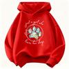 Just A Girl Who Love Her Dog with Paw Design Hoodie Children's Sweatshirt Hoody Casual Hoodies for Boys Girls Clothes
