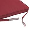STUHLKISSEN Gartenterrasse 40x40cm bordeauxrot WASSERDICHT