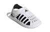 adidas Sandalia de Agua Cómoda Sandalias Infantiles Blanco Negro Niños de 3 a 7 Años FY6044