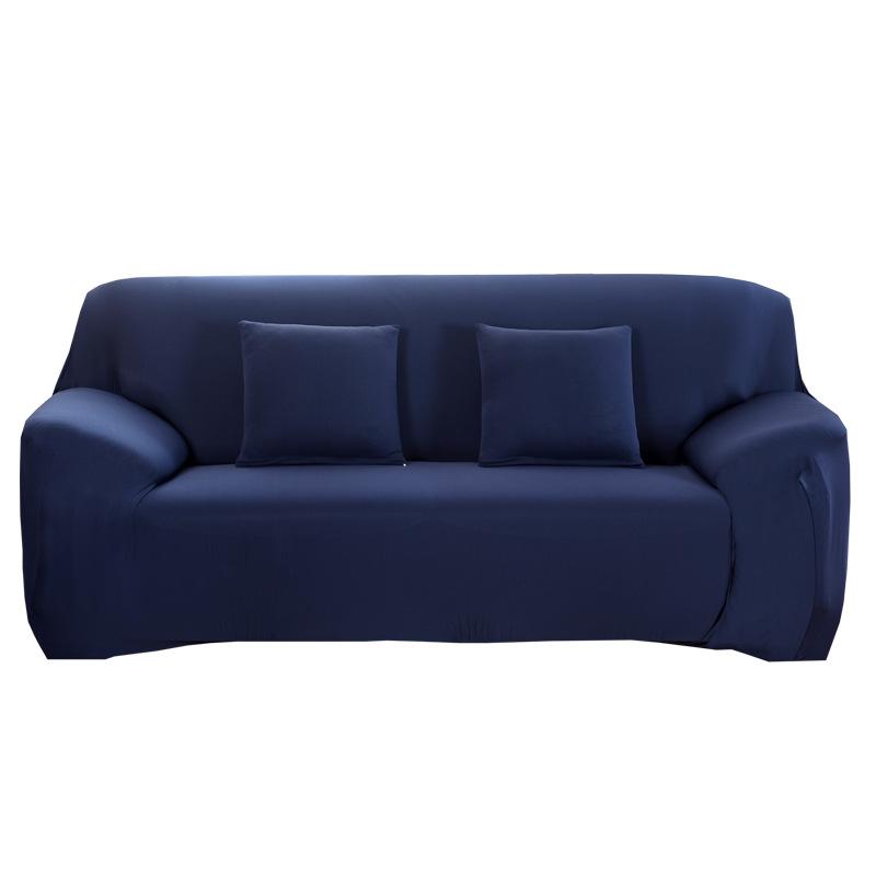 Thick Elastic Sofa Cover Solid Color Slipcover Furniture Protector for Bedroom Office Living Room Home Decor Sofa Cushions