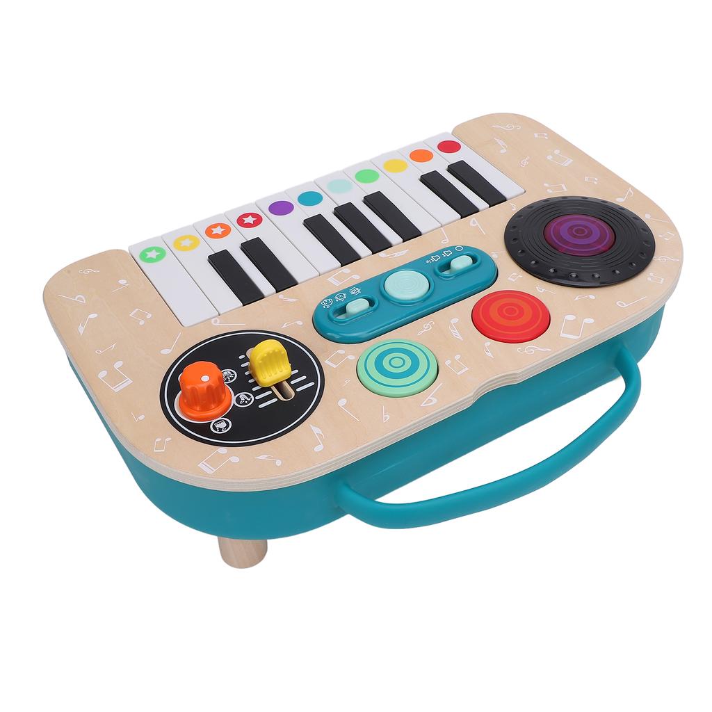 Baby Musical DJ Set Piano Multiple Sound Effects Educational Colorful DJ Mixer Musical Toy for Boys