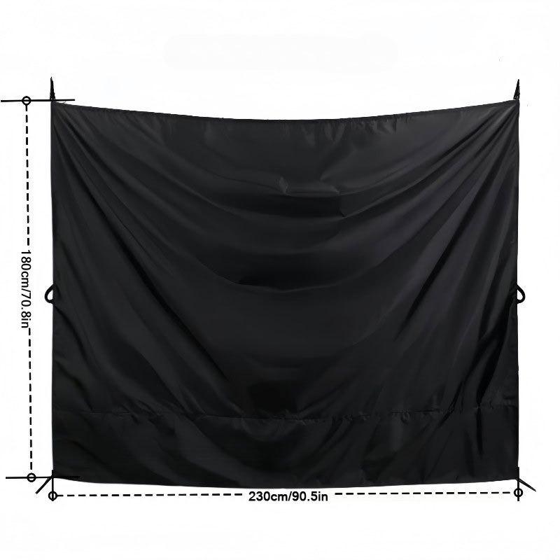 

Car Privacy Shades Cover For RV Rear Door Shower Curtains Adjustable Camping Essential Privacy Curtains Cover For RV SUVs Trucks