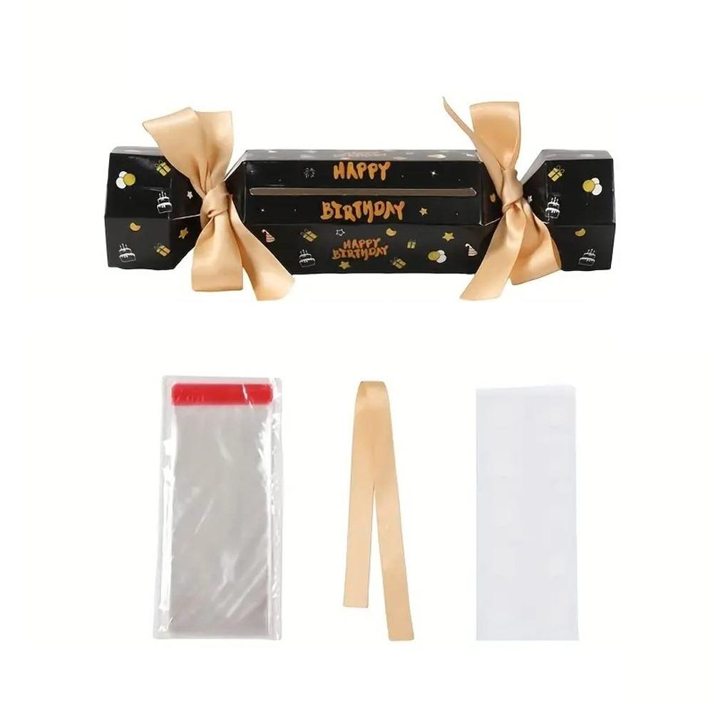 

Candy Shape Surprise Money Pull Pouch Funny Pull Money Box Birthday Money Box Family Festive чорний