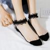 Fairy Lace Socks Female Short Socks Tide, Summer Thin Transparent Crystal Glass Cute Japanese